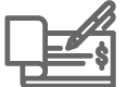 pen and check icon 